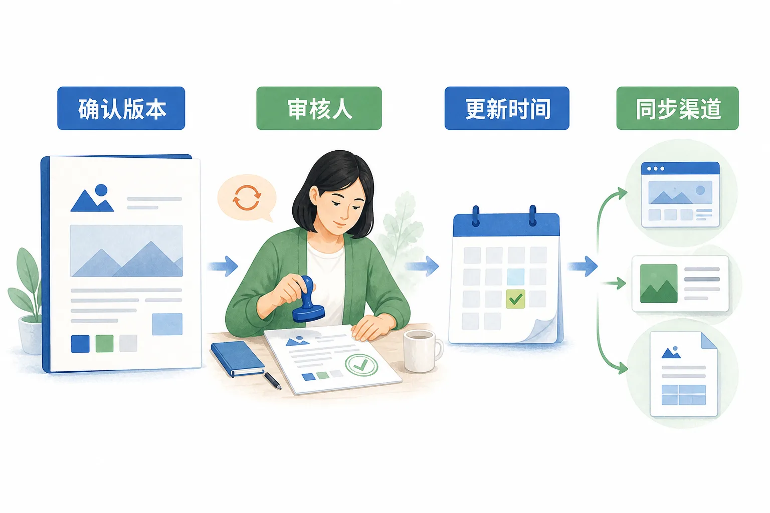 企业天天更新GEO内容AI里的品牌介绍为什么还是老样子：内容更新的核心，是改变一项业务判断示意图
