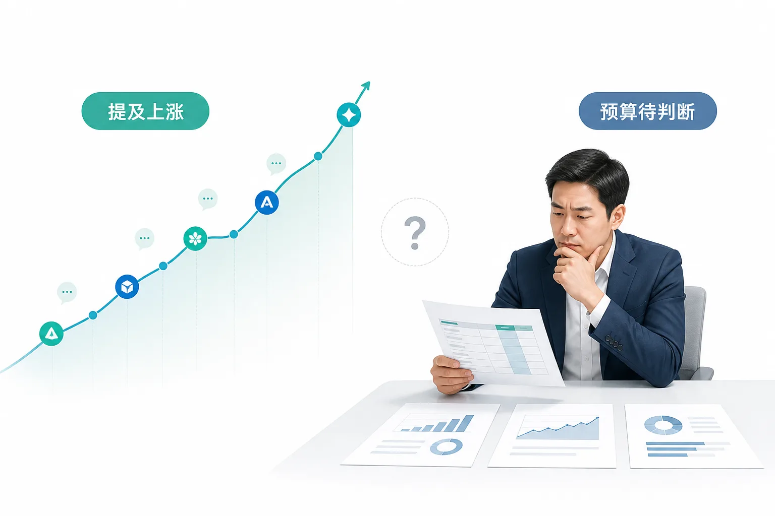 GEO项目做到什么程度企业才有理由继续追加预算:核心经营矛盾示意图
