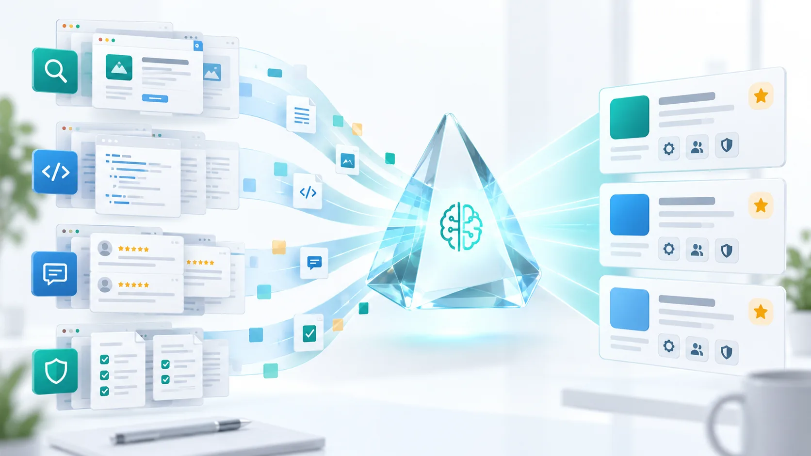 AI把软件采购中的产品文档案例评论安全信息整理成供应商候选名单