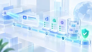 ToB企业AI搜索优化服务商选择路径示意图