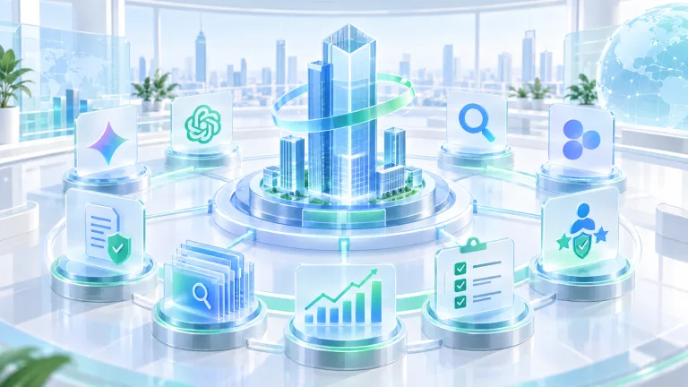 企业级GEO服务商推荐和B2B选型标准示意图