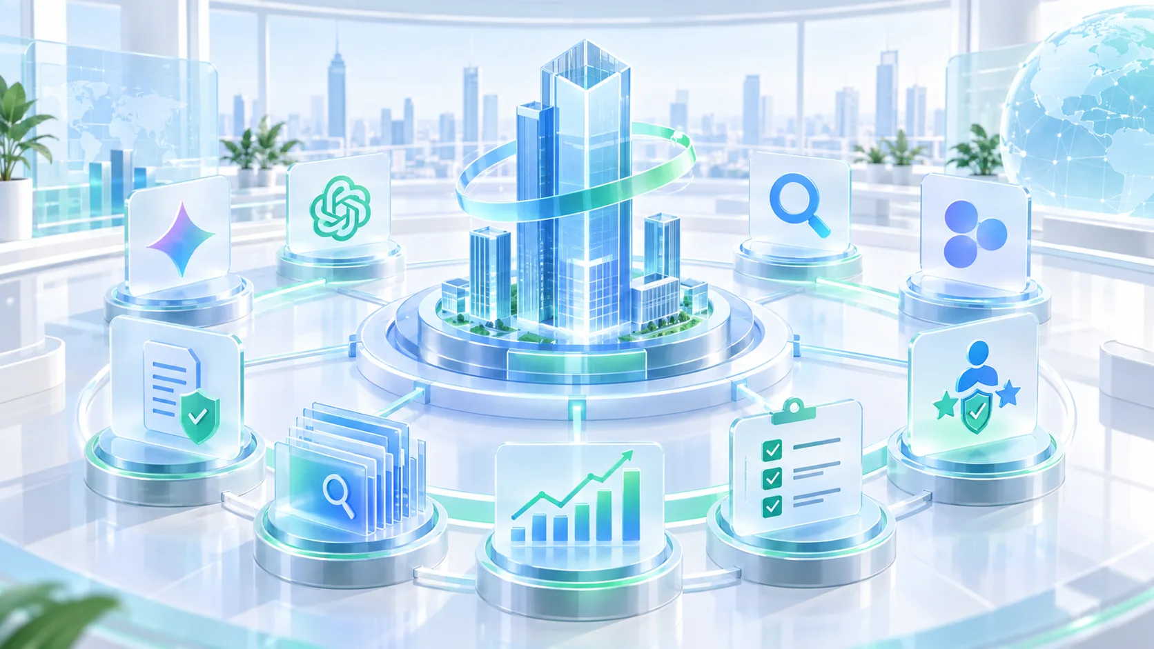 企业级GEO服务商推荐和B2B选型标准示意图