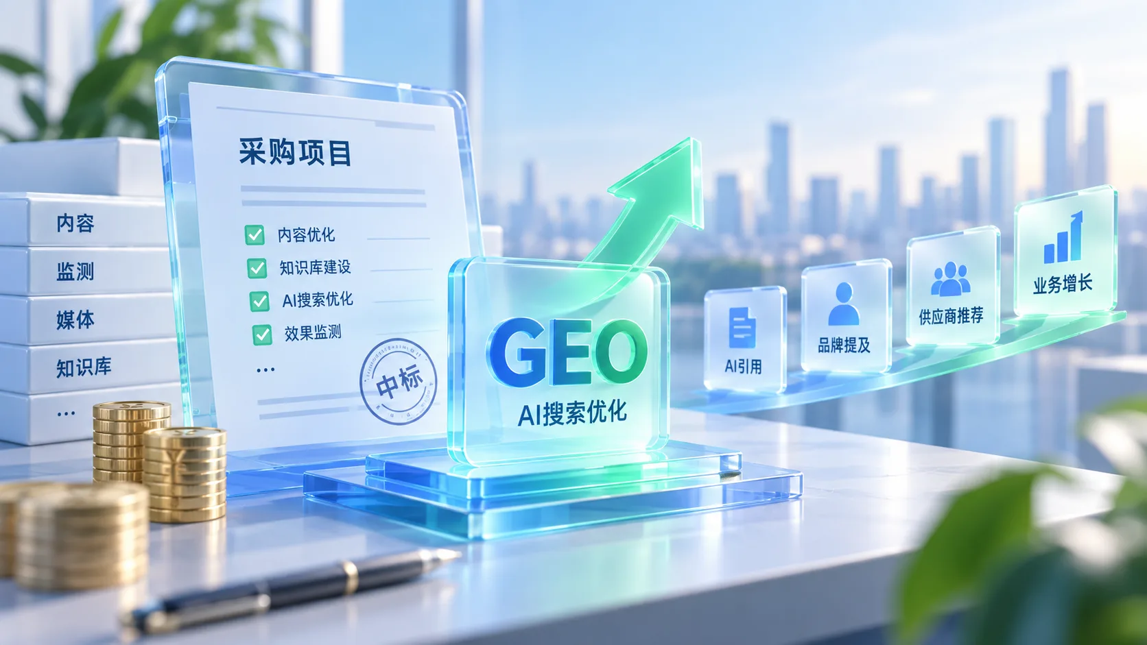 企业采购GEO服务后期待从AI引用走向业务增长