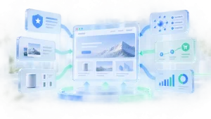 B2B企业GEO服务商官网优化能力示意图
