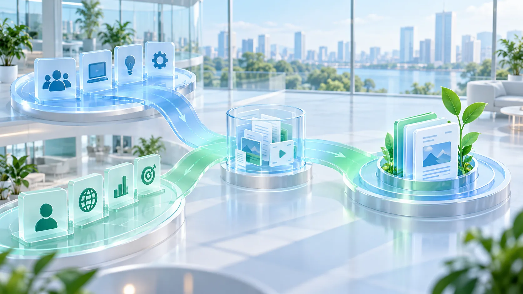企业自建GEO与选择服务商阶段判断配图